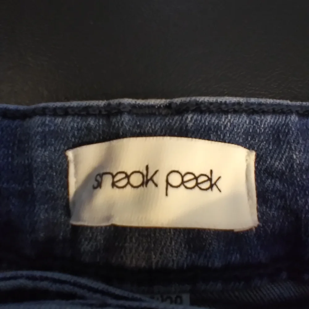 Sneak Peek Womens Wide Leg Denim Jean Size 28 Streatwear Western - Picture 2 of 10